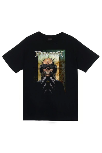 fame-stoned Megadeth Baskılı Unisex %100 Pamuk T-shirt ürün görseli 1