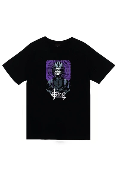 fame-stoned Ghost Baskılı T-shirt ürün görseli 1