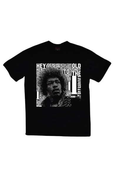 fame-stoned  Jimi Hendrix Baskılı T-shirt ürün görseli 1