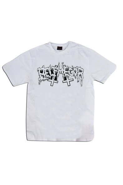 fame-stoned  Belphegor Baskılı T-shirt ürün görseli 1