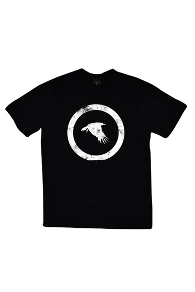 fame-stoned  Katatonia Baskılı Unisex %100 Pamuk Siyah T-shirt ürün görseli 1