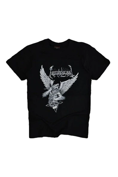 fame-stoned  Holocaustıc Goat Metal Baskılı T-shirt ürün görseli 1
