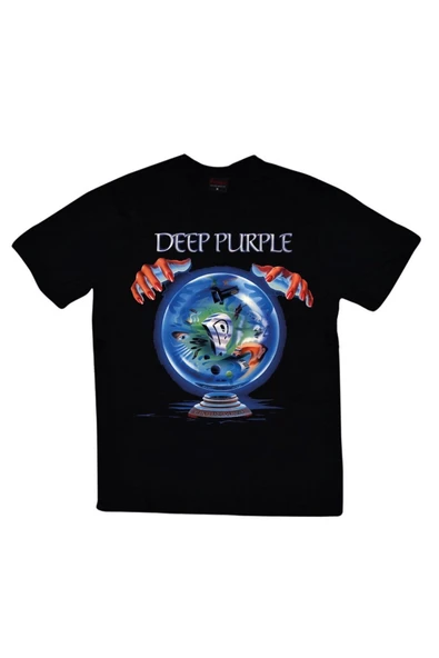 fame-stoned  Deep Purple Baskılı T-shirt ürün görseli 1
