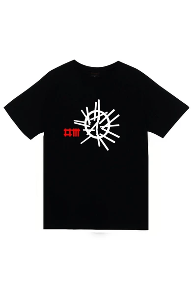 fame-stoned Depeche Mode Baskılı Unisex %100 Pamuk Siyah T-shirt ürün görseli 1