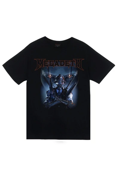 fame-stoned Megadeth Baskılı Unisex %100 Pamuk T-shirt ürün görseli 1
