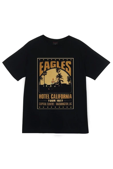 fame-stoned The Eagles Baskılı T-shirt ürün görseli 1