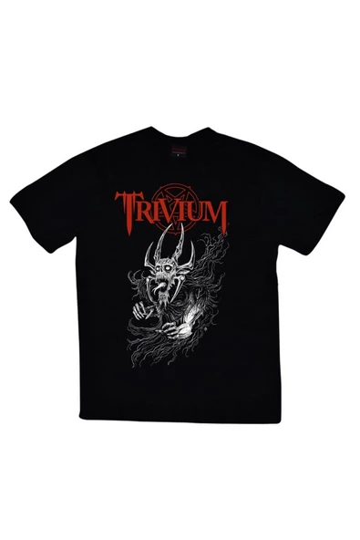 fame-stoned  Trivium Baskılı T-shirt ürün görseli 1