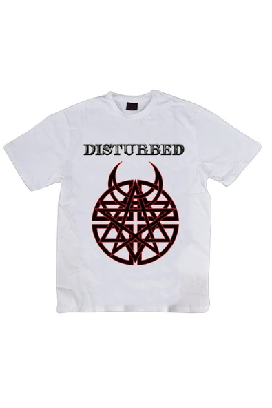 fame-stoned  Disturbed Baskılı T-shirt ürün görseli 1