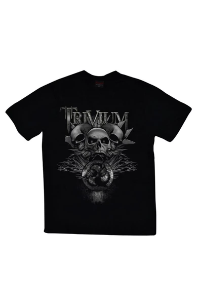 fame-stoned  Trivium Baskılı T-shirt ürün görseli 1
