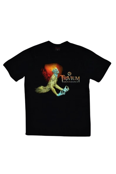 fame-stoned  Trivium Baskılı T-shirt ürün görseli 1