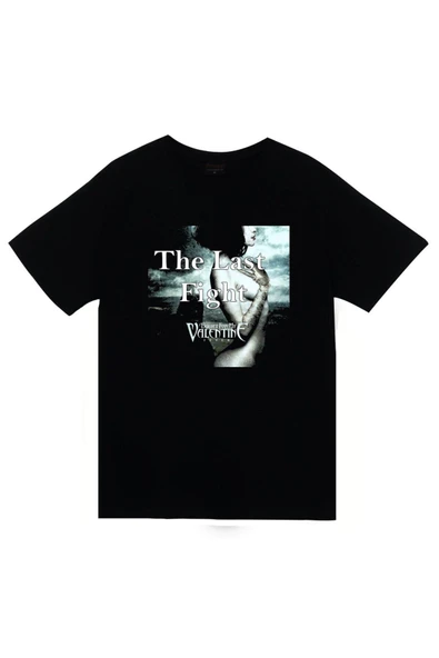 fame-stoned Bullet For My Valentine Baskılı Unisex %100 Pamuk Siyah T-shirt ürün görseli 1