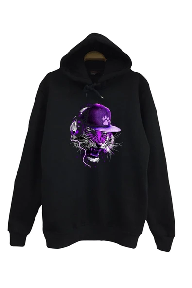 fame-stoned Erkek Kaplan Baskılı Çocuk Sweatshirt ürün görseli 1