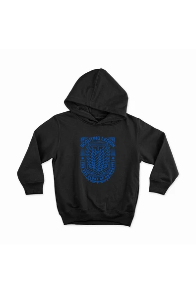 fame-stoned Attack On Titan Özel Tasarım Kapüşonlu Unisex Sweatshirt ürün görseli 1