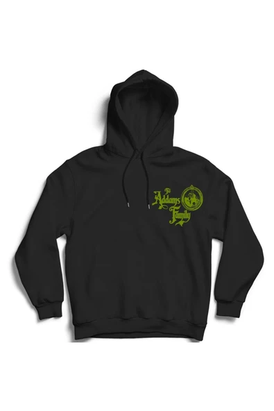 fame-stoned Wednesday Baskılı Özel Tasarım Unısex Kapşonlu Sweatshirt ürün görseli 1