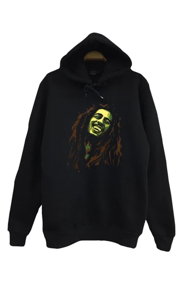 fame-stoned Bob Marley Baskılı Çocuk Sweatshirt ürün görseli 1