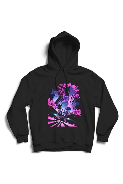 fame-stoned Blackpink ( Kpop , Black Pink ) Özel Tasarım Kapüşonlu Unisex Sweatshirt ürün görseli 1