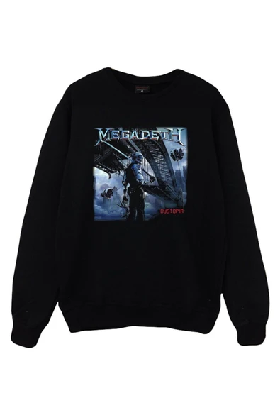 fame-stoned Megadeth Baskılı Çocuk Sweatshirt ürün görseli 1