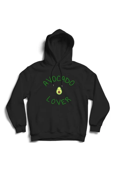 fame-stoned Avocado Lover Baskılı Kapüşonlu Sweatshirt ürün görseli 1