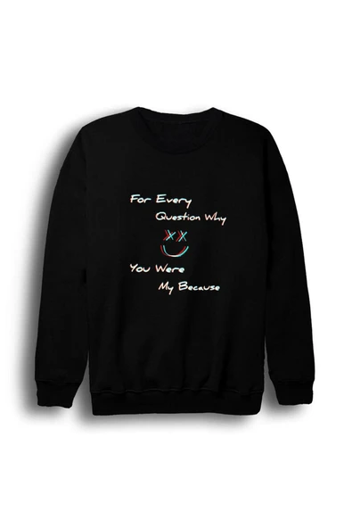 fame-stoned Baskılı Bisiklet Yaka Sweatshirt ürün görseli 1