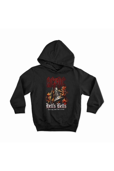 fame-stoned Acdc Özel Tasarım Kapüşonlu Unisex Sweatshirt ürün görseli 1