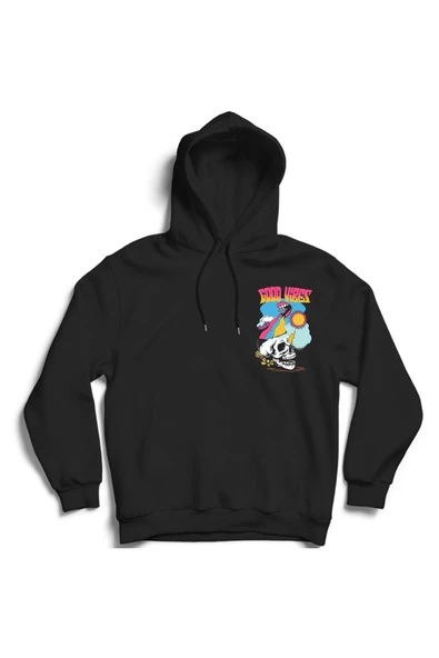 fame-stoned Good Vibes Özel Tasarım Kapşonlu Unisex Sweatshirt ürün görseli 1