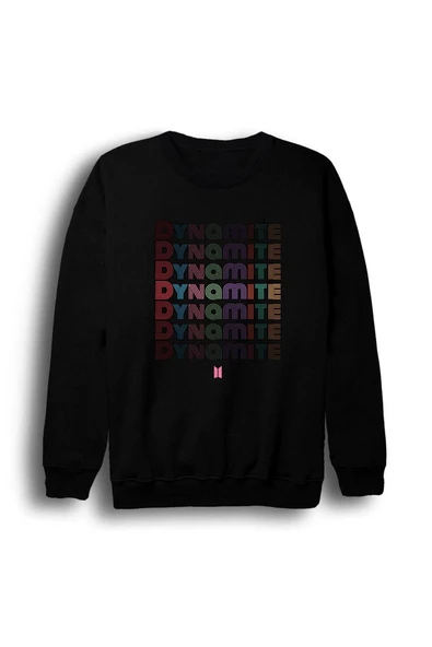 fame-stoned Dynamite Baskılı Bisiklet Yaka Sweatshirt ürün görseli 1