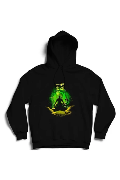 fame-stoned One Piece Anime Baskılı Kapşonlu Sweatshirt ürün görseli 1