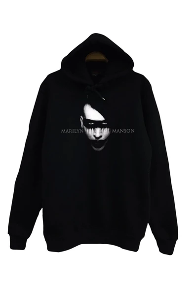 fame-stoned Marilyn Manson Baskılı Çocuk Sweatshirt ürün görseli 1