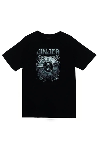 fame-stoned Jinjer Baskılı Unisex %100 Pamuk Siyah T-shirt ürün görseli 1