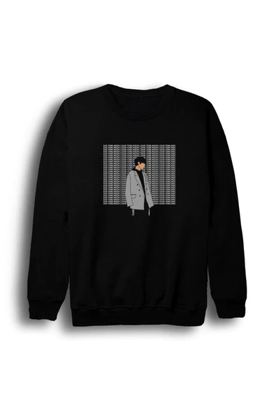 fame-stoned Baskılı Bisiklet Yaka Sweatshirt ürün görseli 1