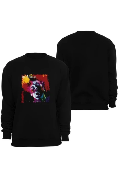 fame-stoned Alice In Chains Baskılı Unisex Bisiklet Yaka Sweatshirt ürün görseli 1