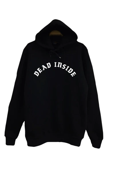 fame-stoned Erkek Siyah Dead Inside Sweatshirt ürün görseli 1