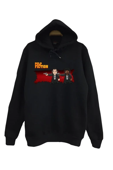 fame-stoned Stoned Pulp Fiction Kapüşonlu Sweatshirt ürün görseli 1