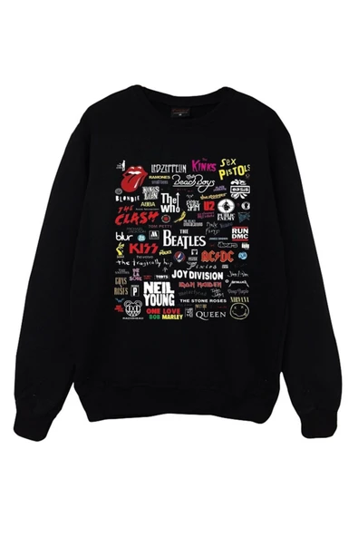 fame-stoned Heavy Metal Baskılı Çocuk Sweatshirt ürün görseli 1