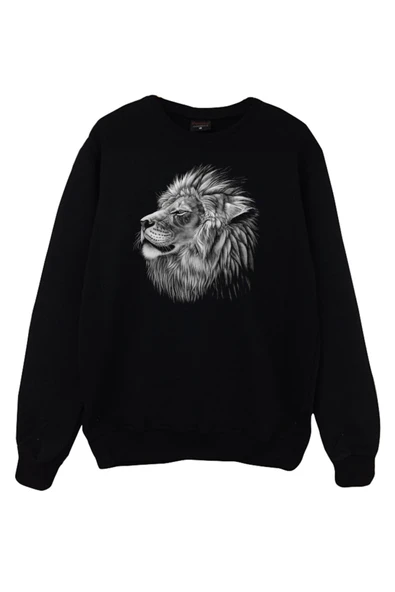 fame-stoned Aslan Baskılı Sweatshirt ürün görseli 1