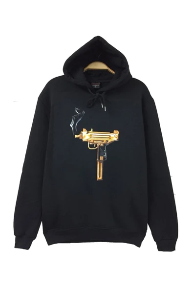 fame-stoned Uzi Kapüşonlu Sweatshirt ürün görseli 1