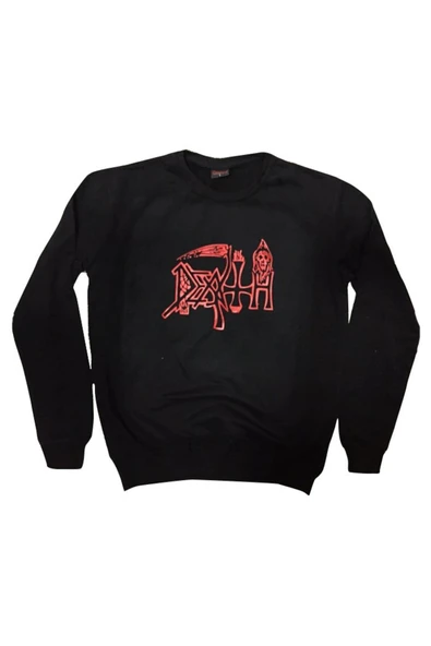 fame-stoned Death Baskılı Sweatshirt ürün görseli 1