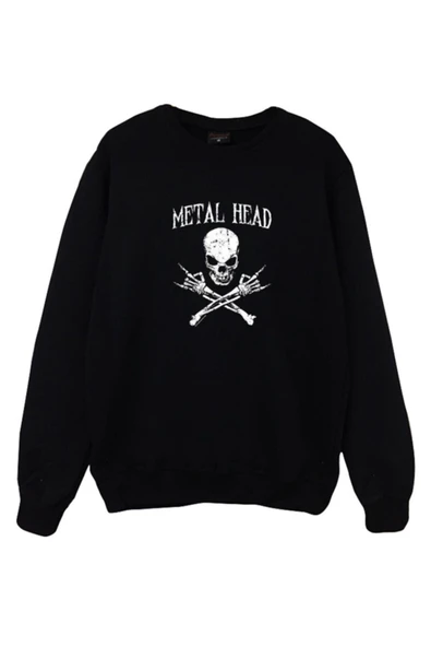 fame-stoned Metal Head Baskılı Sweatshirt ürün görseli 1