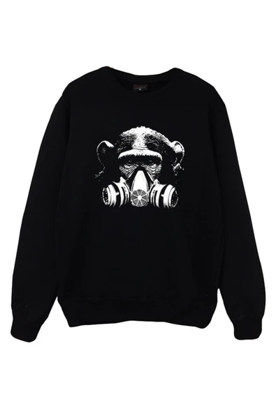 fame-stoned Maymun Baskılı Sweatshirt ürün görseli 1
