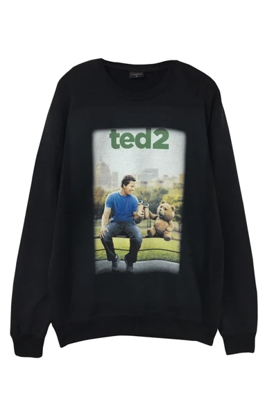 fame-stoned Ted Bisiklet Yaka Sweatshirt ürün görseli 1