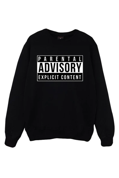 fame-stoned Parental Advısory Baskılı Sweatshirt ürün görseli 1