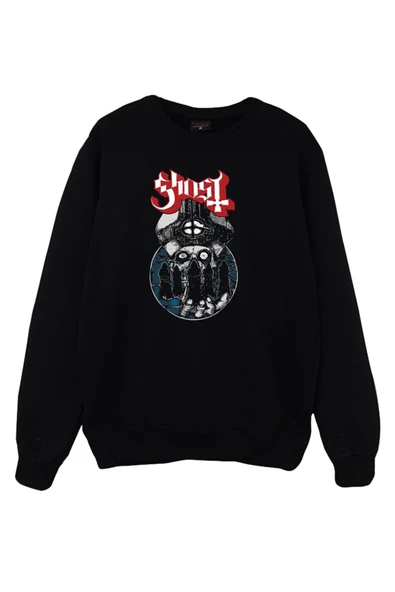 fame-stoned Ghost Baskılı Sweatshirt ürün görseli 1