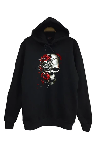 fame-stoned Kurukafa Skull Baskılı Sweatshirt ürün görseli 1