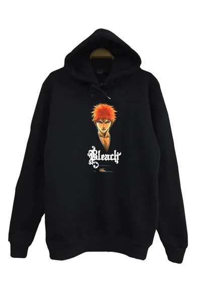 fame-stoned Bleach Baskılı Kapüşonlu Sweatshirt ürün görseli 1