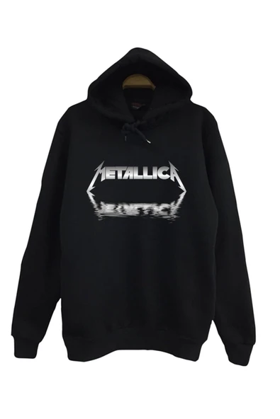 fame-stoned Metallica Baskılı Kapüşonlu Sweatshirt ürün görseli 1