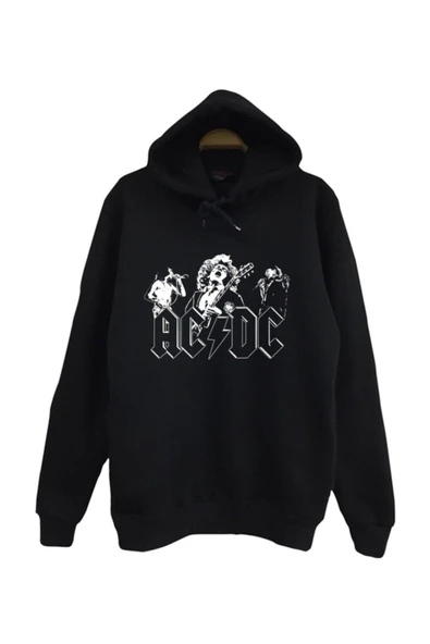fame-stoned Acdc Kapüşonlu Sweatshirt ürün görseli 1