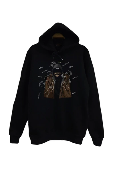 fame-stoned Nf Baskılı Kapüşonlu Sweatshirt ürün görseli 1