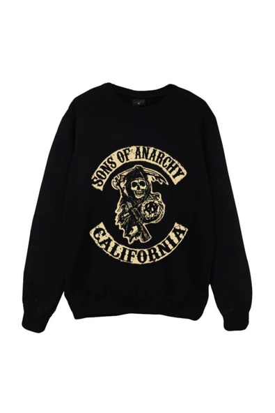 fame-stoned Sons Of Anarchy Baskılı Sweatshirt ürün görseli 1
