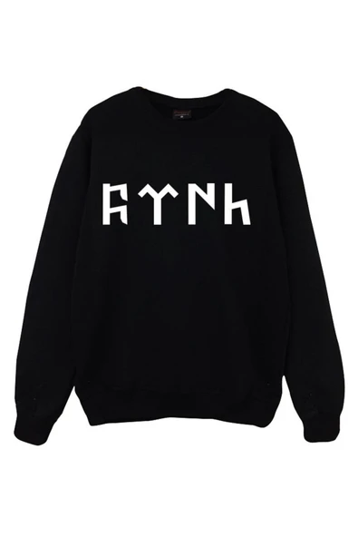 fame-stoned Türk Baskılı Bisiklet Yaka Sweatshirt ürün görseli 1