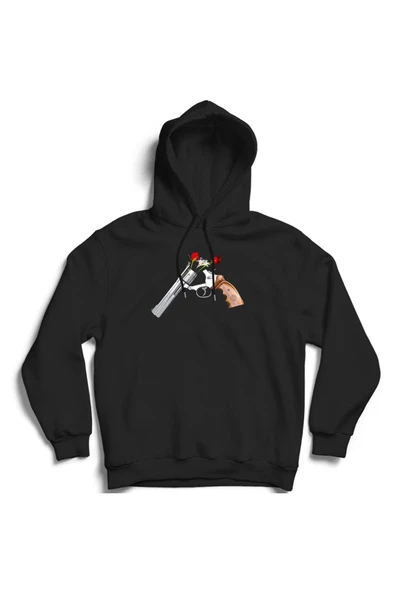 fame-stoned Guns N Roses Baskılı Kapüşonlu Sweatshirt ürün görseli 1